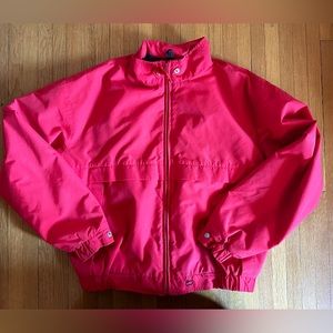 Vtg Woolrich Red Waterproof Windbreaker, Unsized (size large)